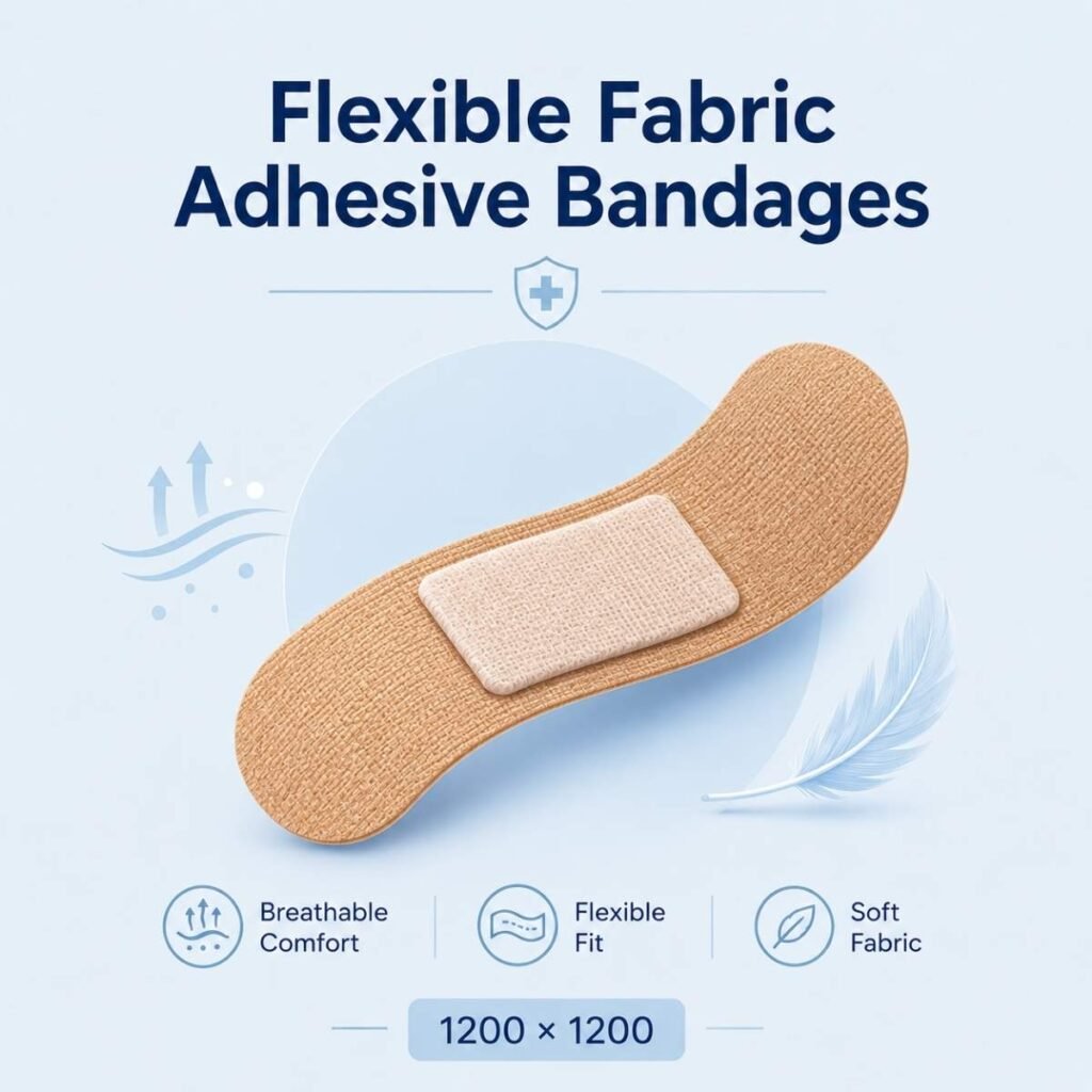 Flexible fabric adhesive bandages product placeholder