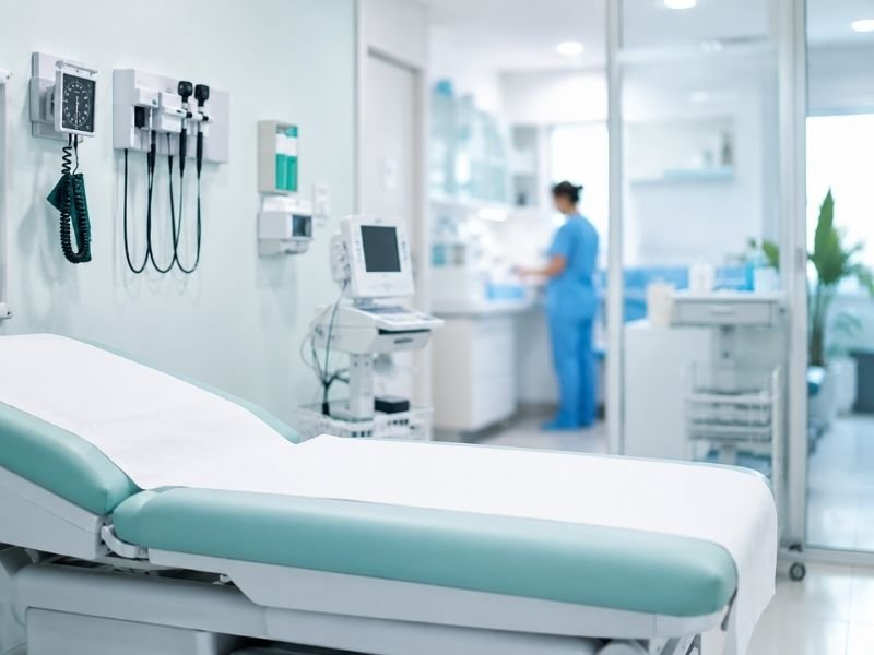 Clean clinical environment representing hospitals and clinics served by Caveniq Medical